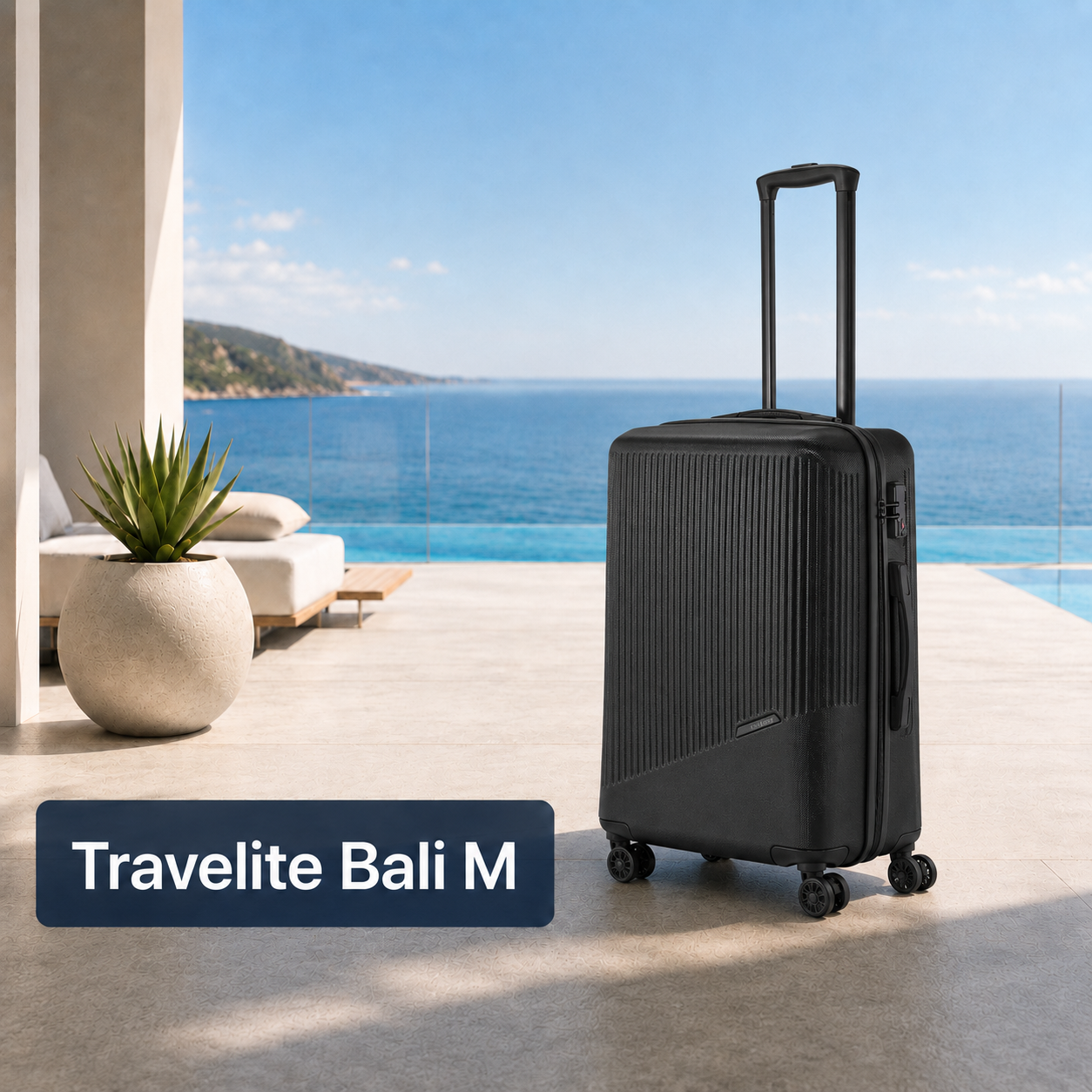 Skořepinový kufr Travelite Bali M